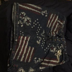 America flag skirt
